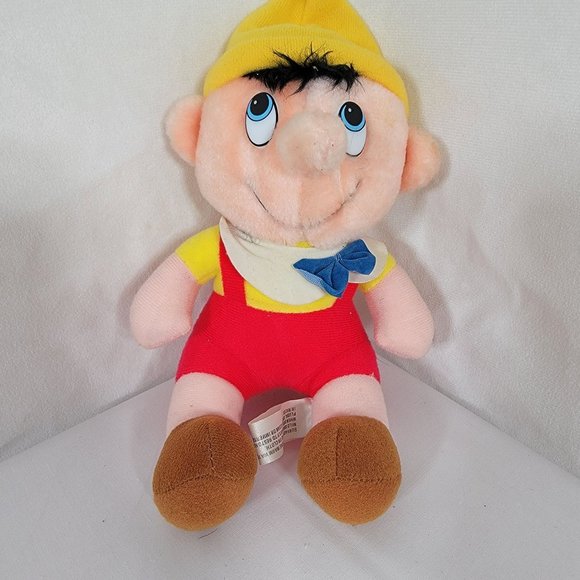 Pinocchio Vintage Walt Disney's Productions Classic Plush Stuffed Doll Toy 7" - Picture 1 of 8